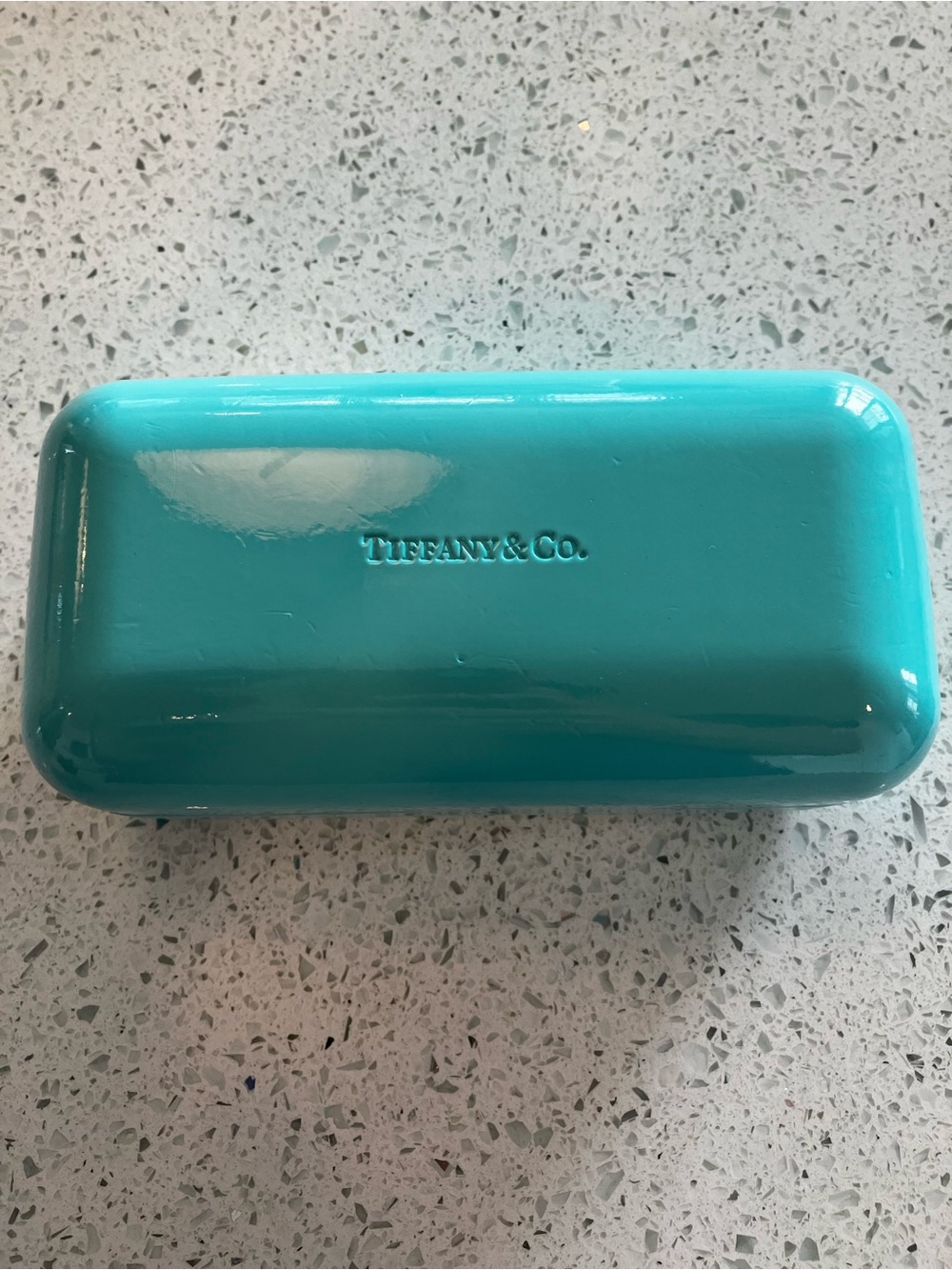 Authentic Tiffany & Co. Blue Eyeglasses & Sunglasses Case with Cleaning Cloth